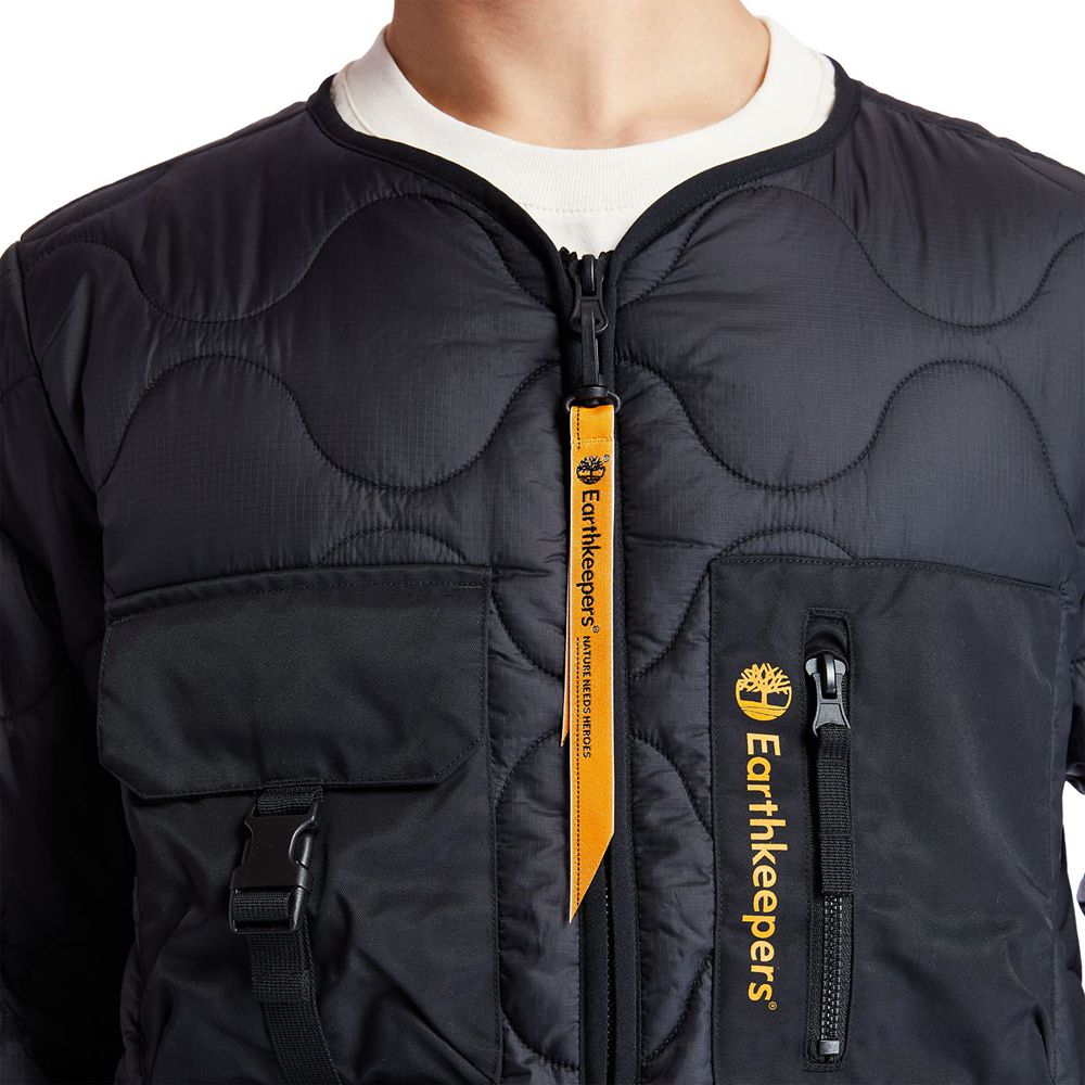 Jaqueta Masculino - Timberland Ecoriginal Ek+ Onion Quilted - CXRLV8912 - Pretas